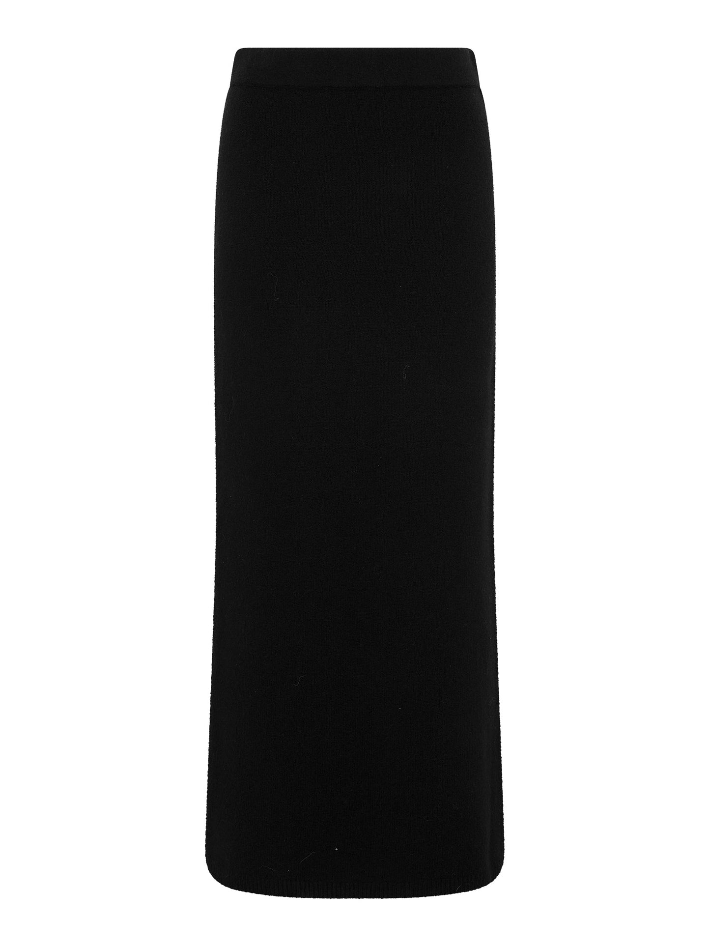 Queenie Knitted Skirt in Black