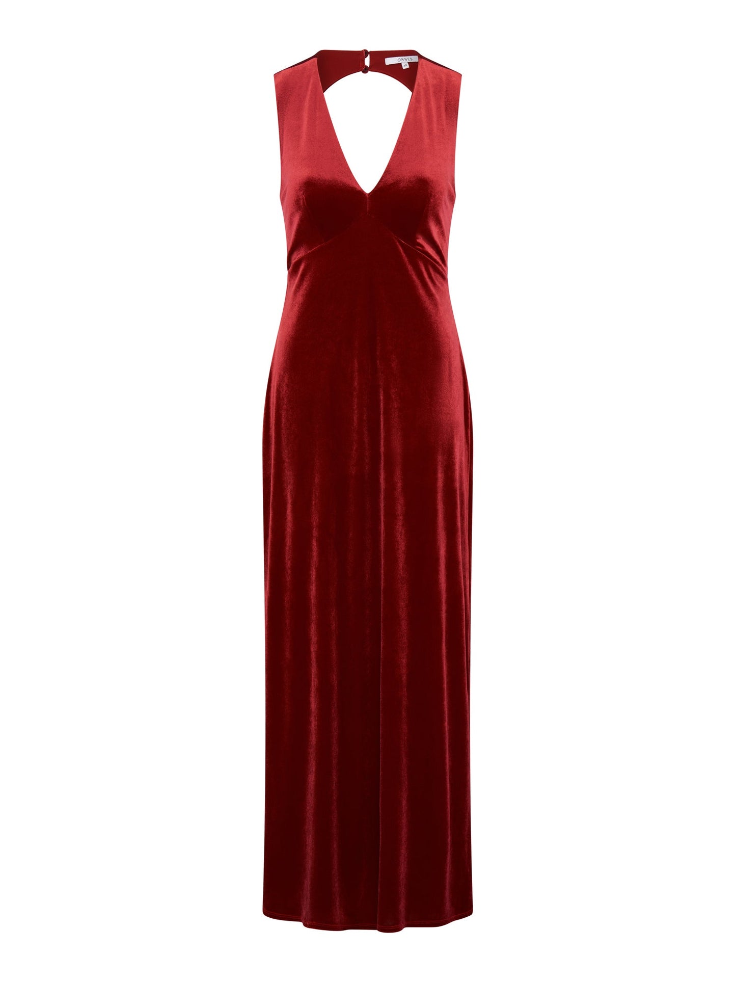 Nova Velvet Dress in Red
