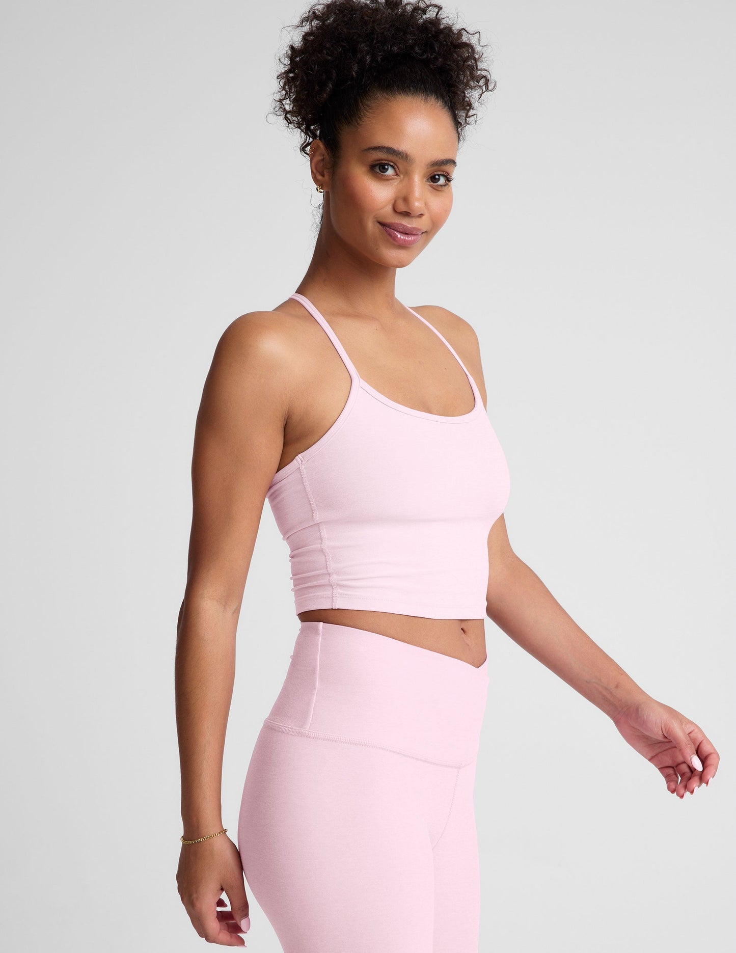 Spacedye™ Slim Racerback Cropped Tank