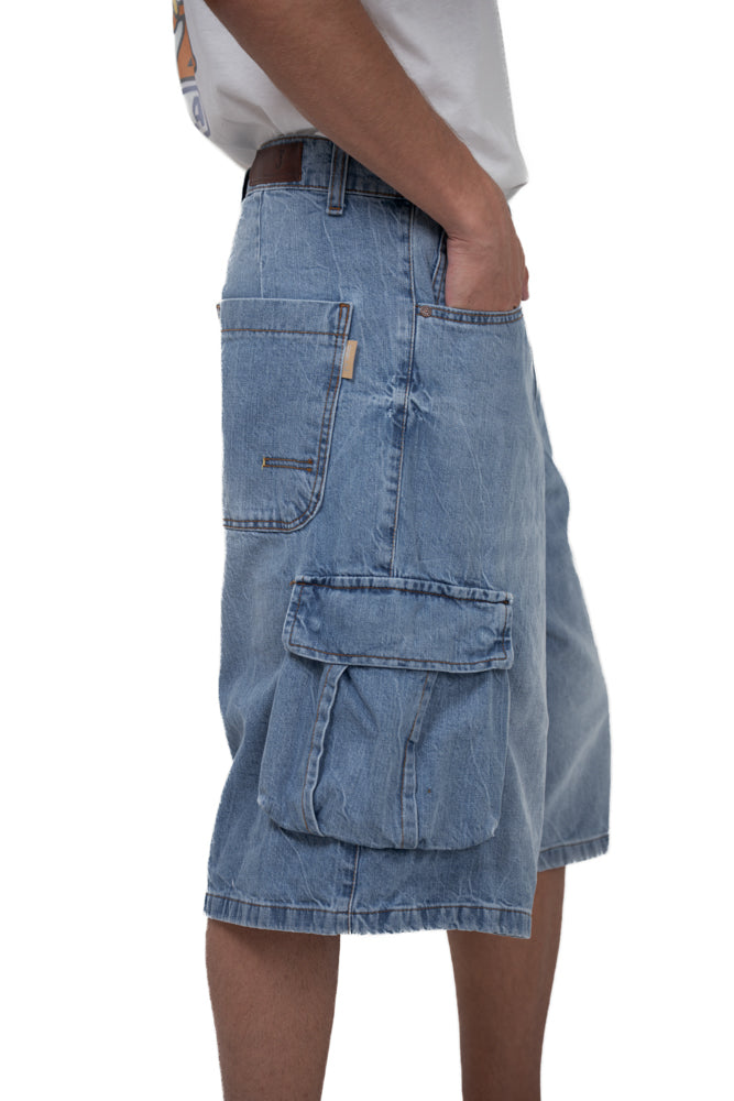 Bermuda in denim baggy Bross Tascone 2612 SS26