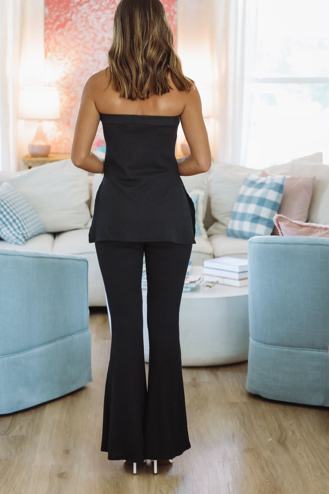 Chilly Top and Pant Set - Black