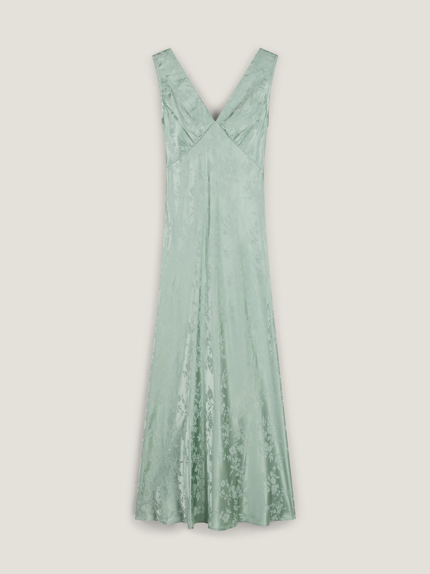 Iris Jacquard Dress in Sage