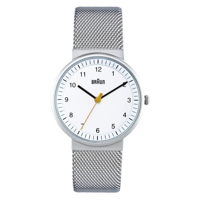 Braun, Ladies' band for BN-31WHSLMHL, steel mesh, Watch Bands,