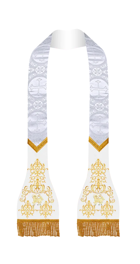 Damask / Agnus Dei / White