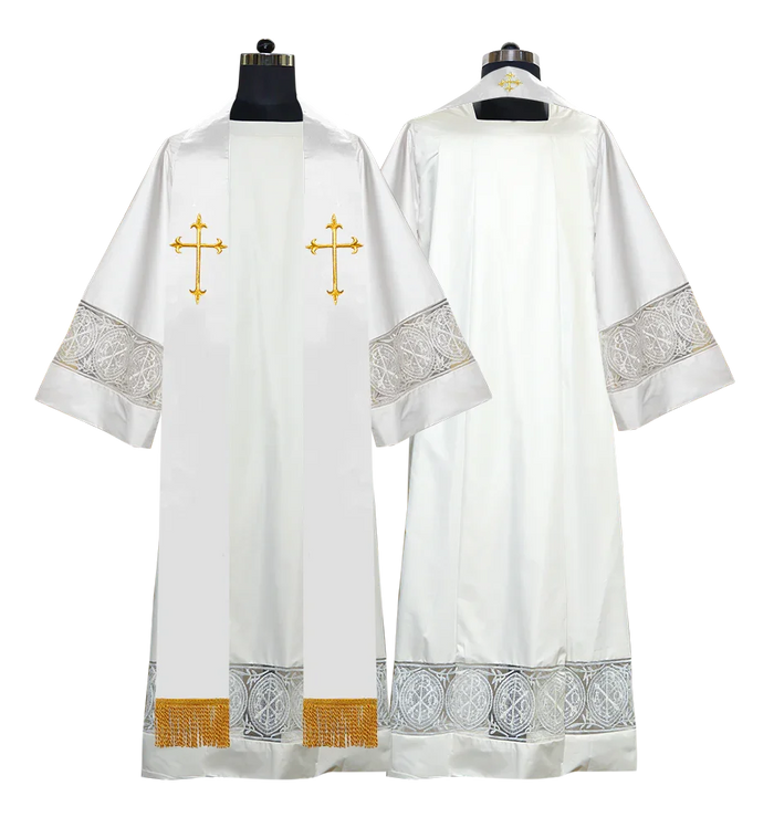 Top Motif / Western Cross / White