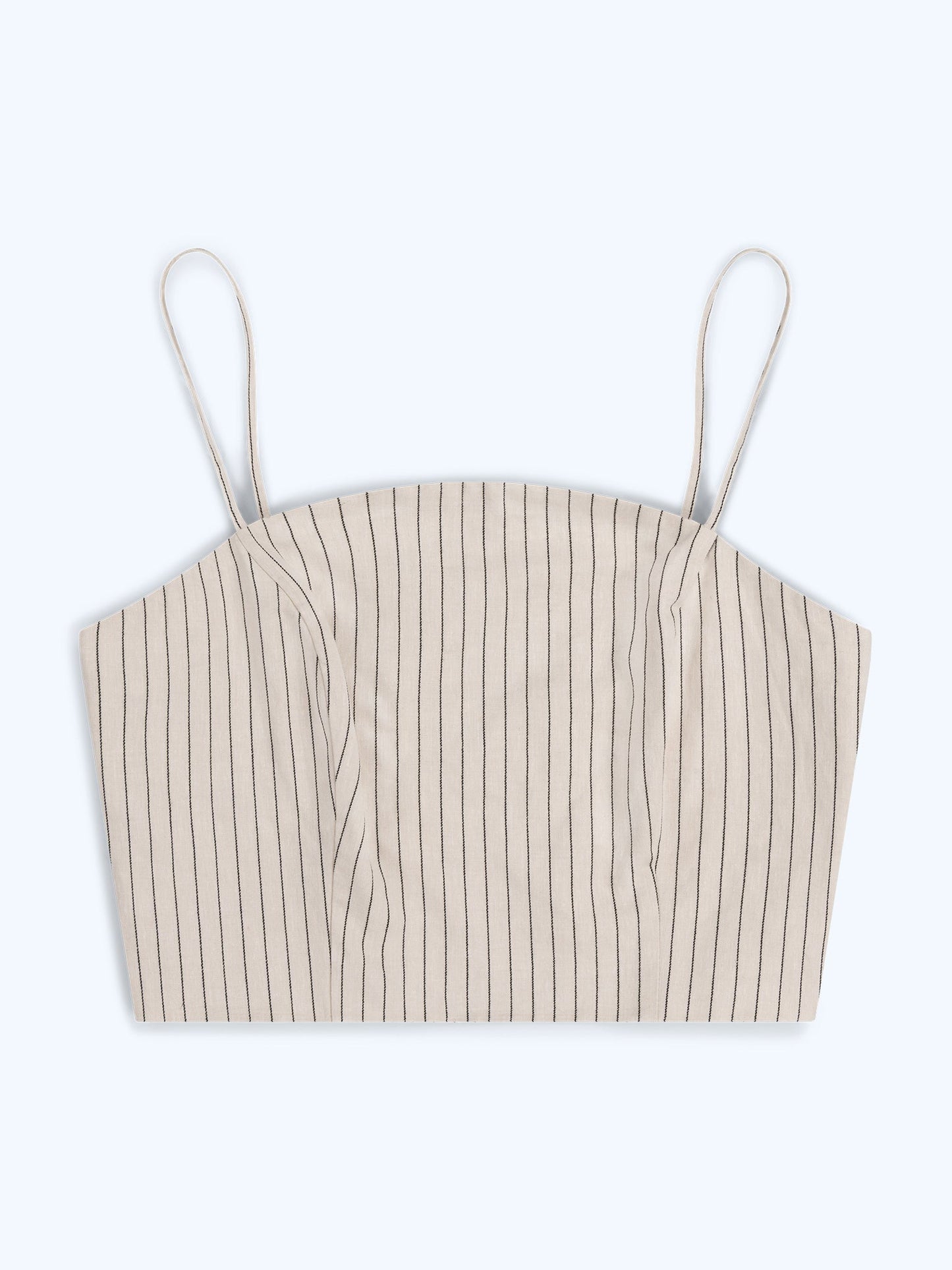 Trisha Top in Cream/Black Stripe