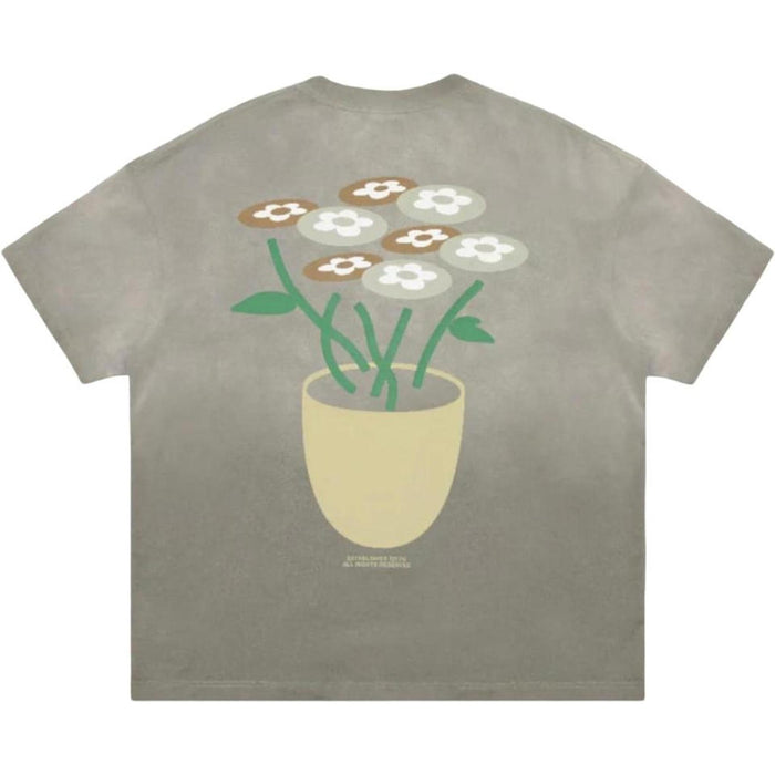 Vandy the Pink Vintage Flower Tee Washed Sage