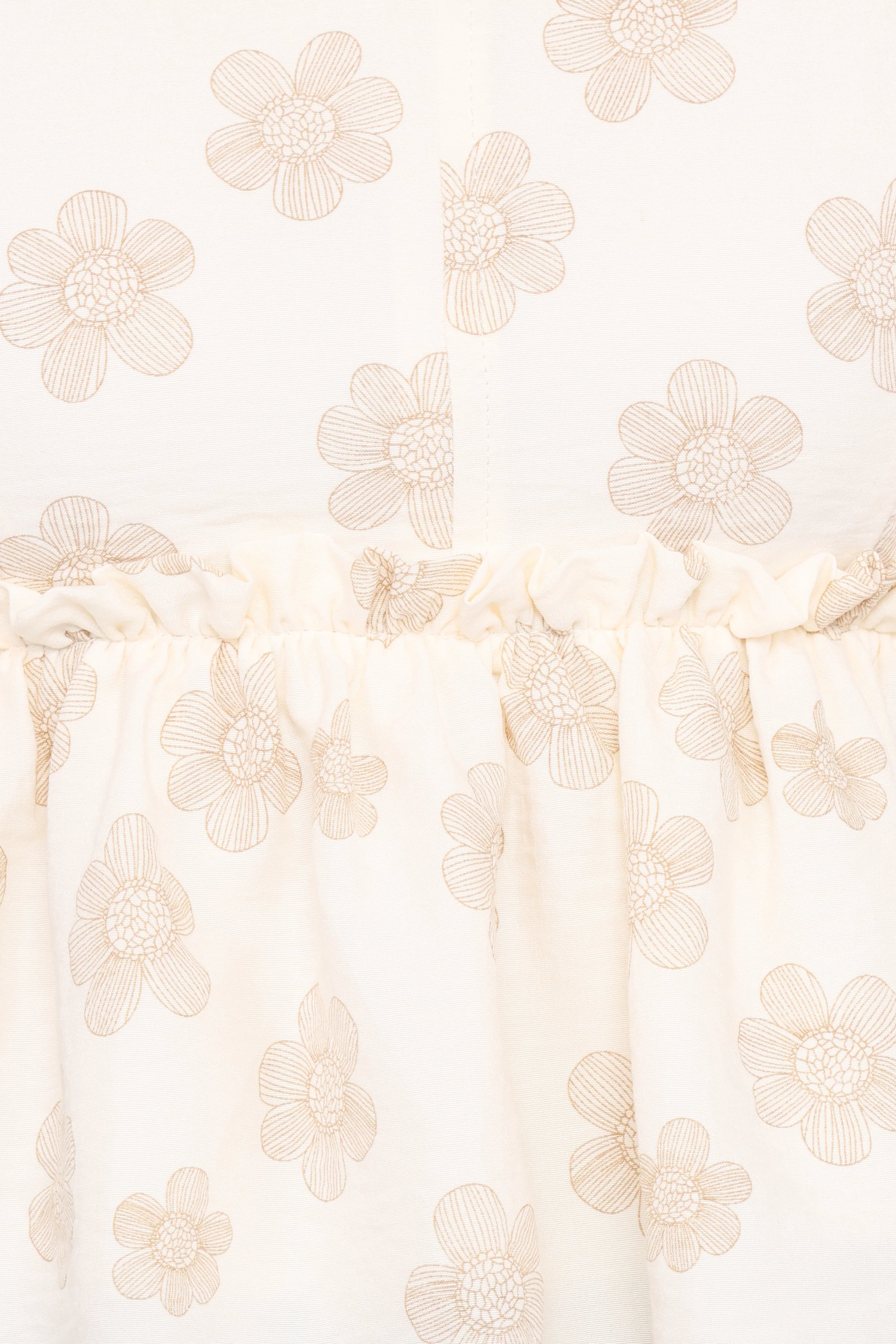 Cielo Top - Sand Beige Floral