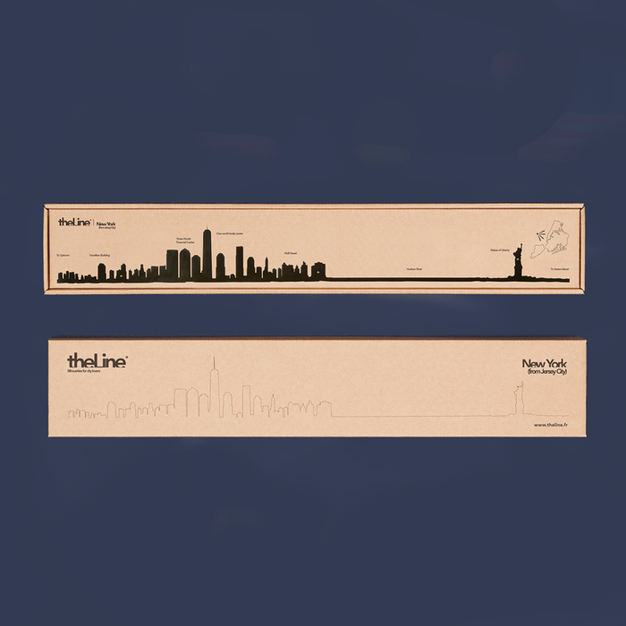 The Line, 19.5" City Skyline Silhouette, Athens, Decorative,