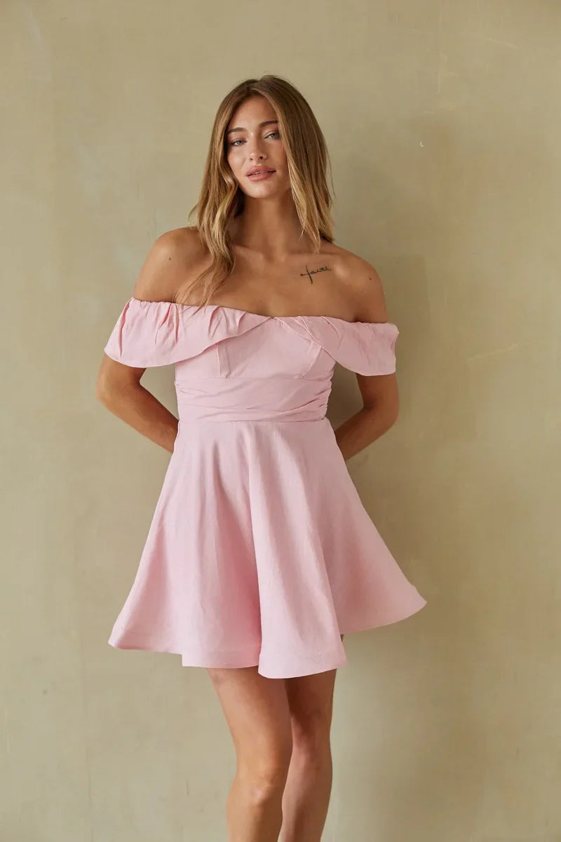 Ava Fit and Flare Mini Dress