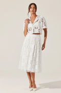 Andolina Crochet Lace Crop Top