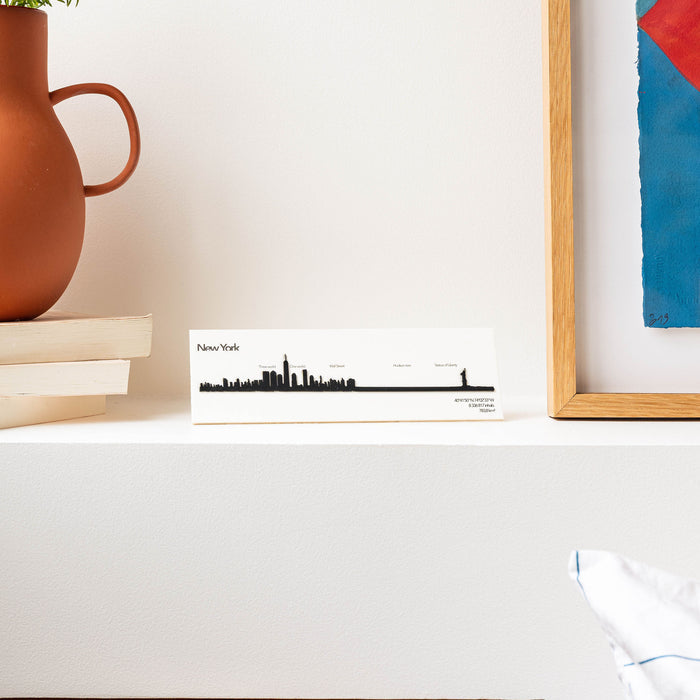 The Line, 7.5" City Skyline Silhouette Mini, London, Decorative,