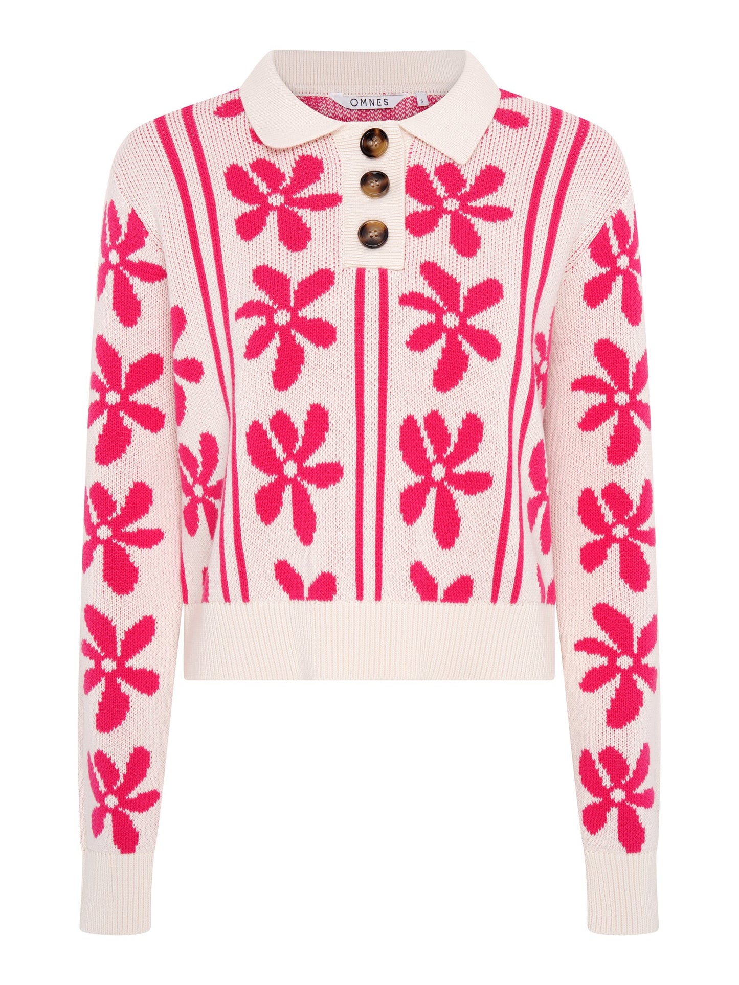 Loren Floral Cotton Jumper in Cream