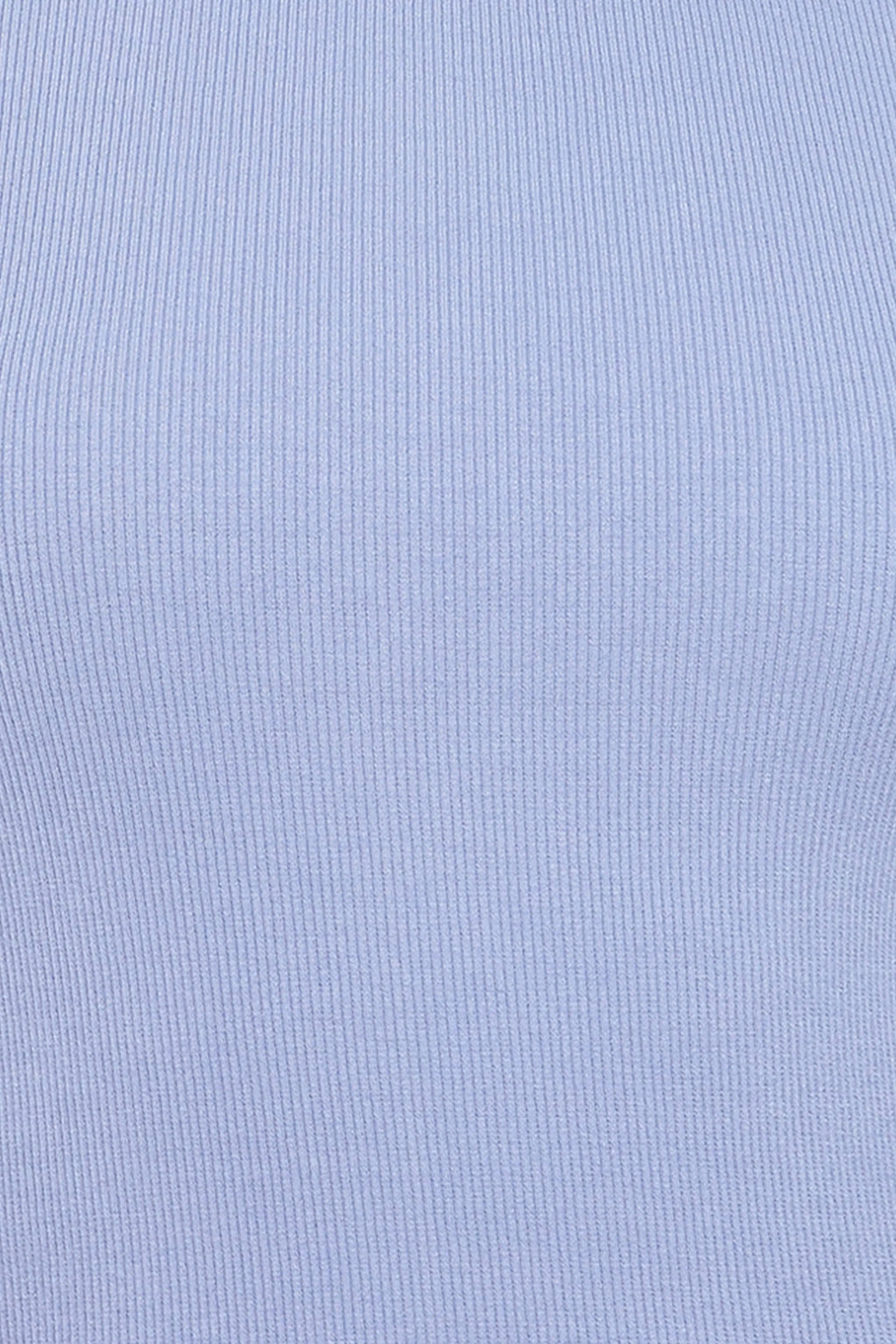 Ari Ribbed Tank Top - Cornflower Blue