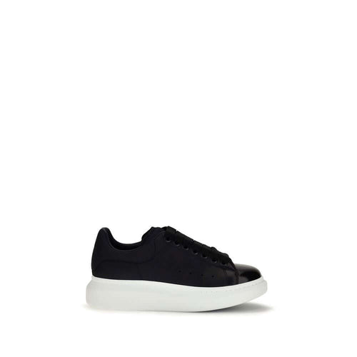 Alexander McQueen Blue Calf Leather Bos Taurus Chunky Sneakers