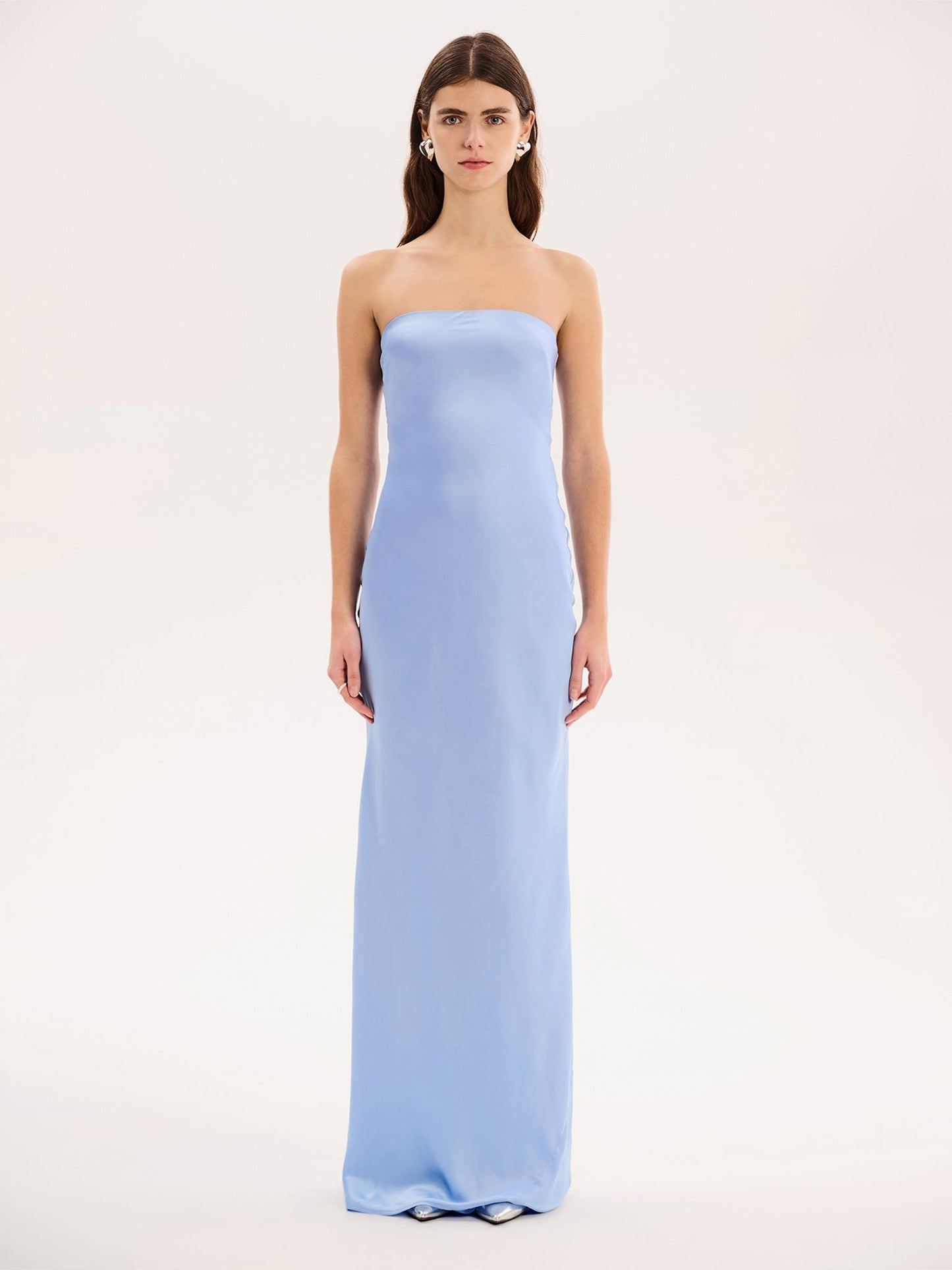Amdra Maxi Dress in Light Blue