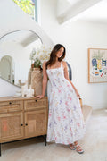 Belladonna Floral Print Midi with Tie Details