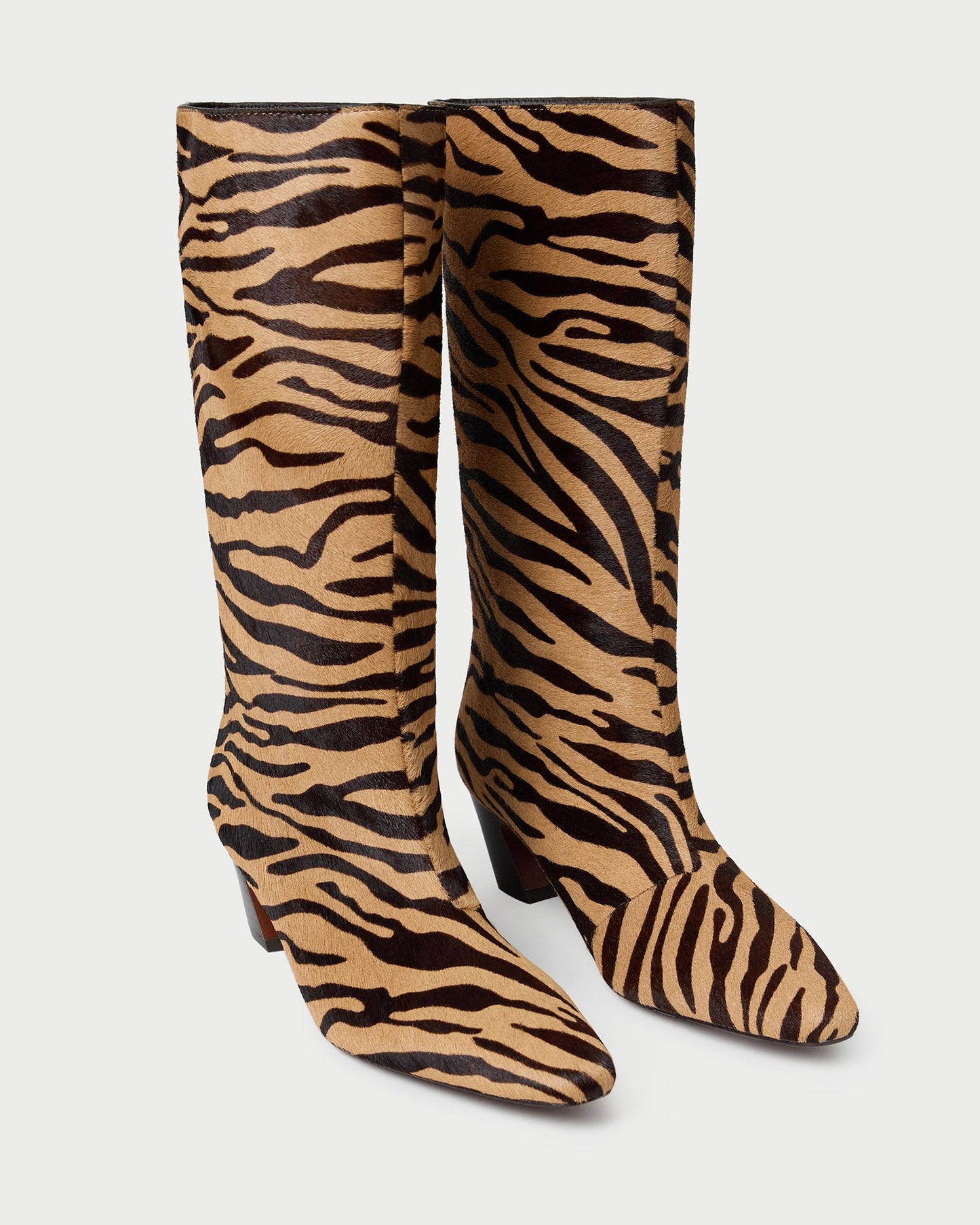 Cleo Zebra Mid-Calf Boot
