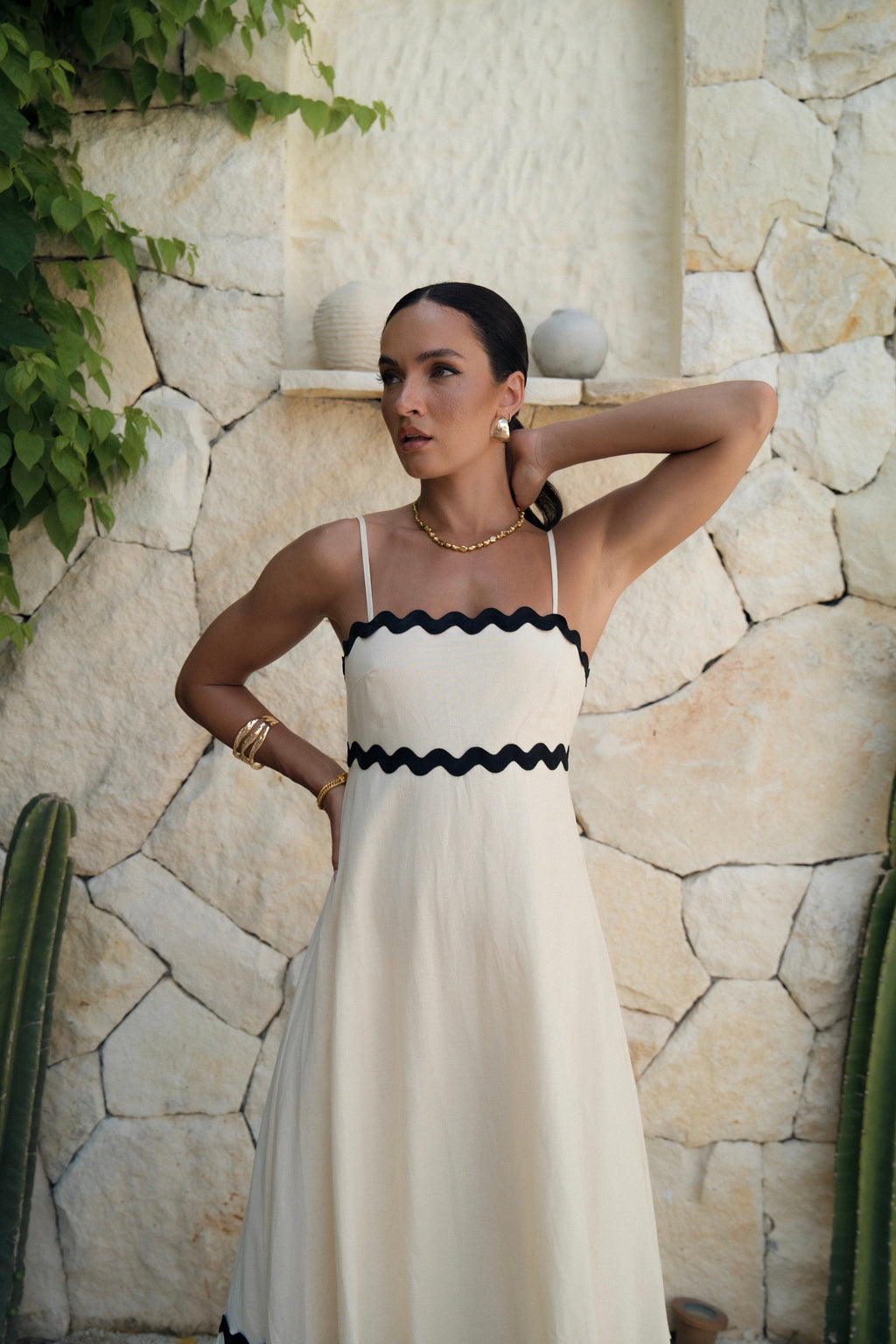Millie Ric-Rac Summer Maxi Dress