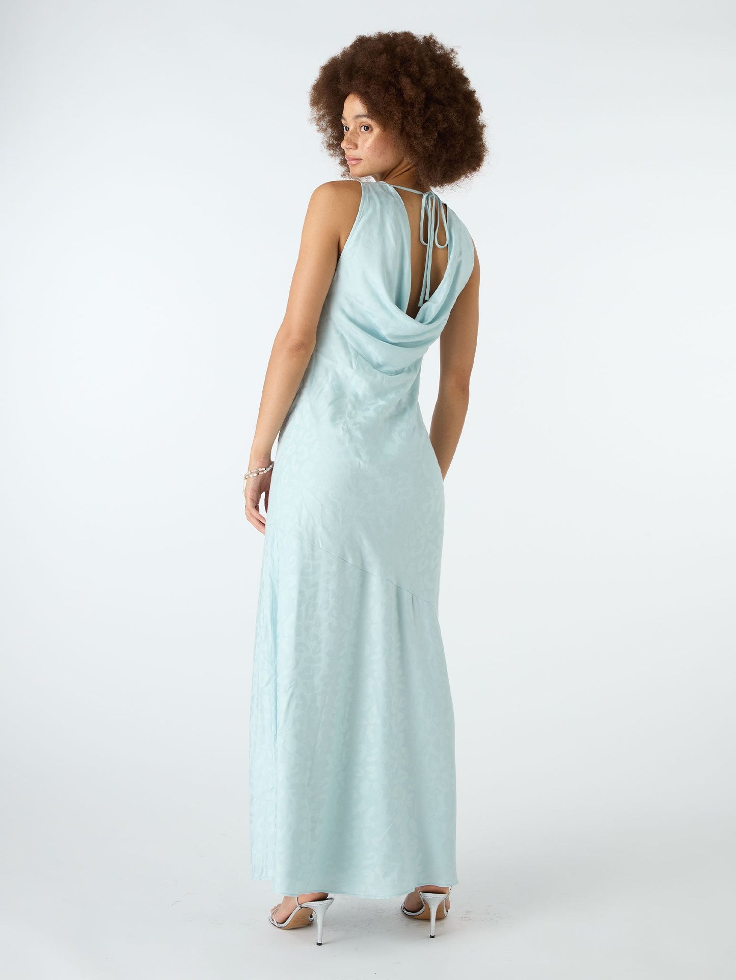 Ilona Column Dress in Blue