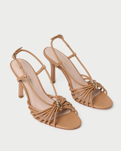 Mareka Dune Leather Heeled Sandal