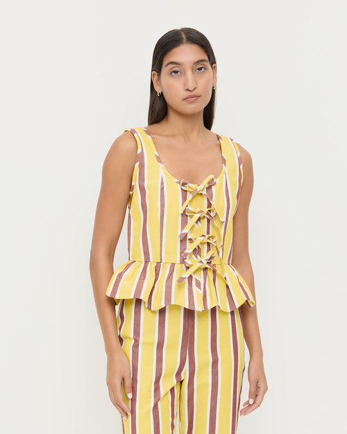 Pilar Tie-Front Top