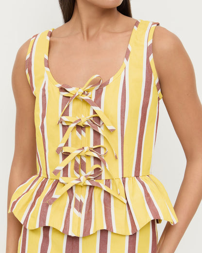 Pilar Tie-Front Top