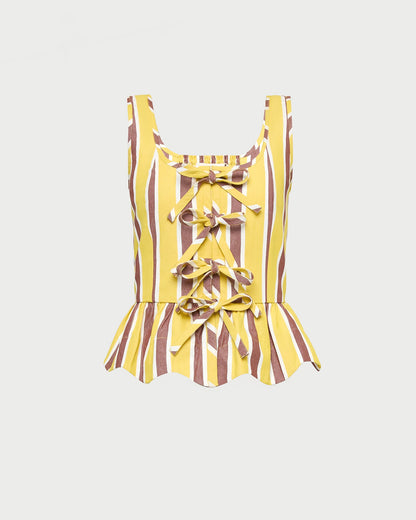 Pilar Tie-Front Top