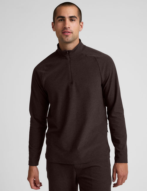 Spacedye™ Terrain Men's Quarter Zip Pullover