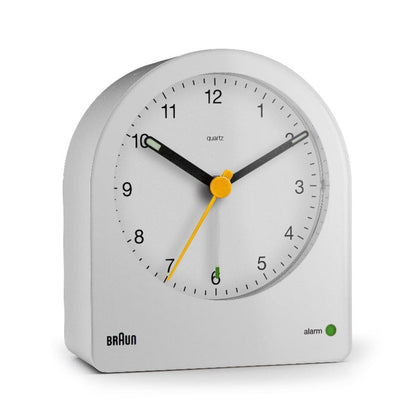 Braun, Alarm Clock BC22, White, Alarm Clock,