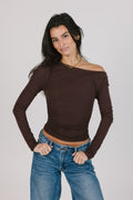 Farah Long Sleeve in Brown