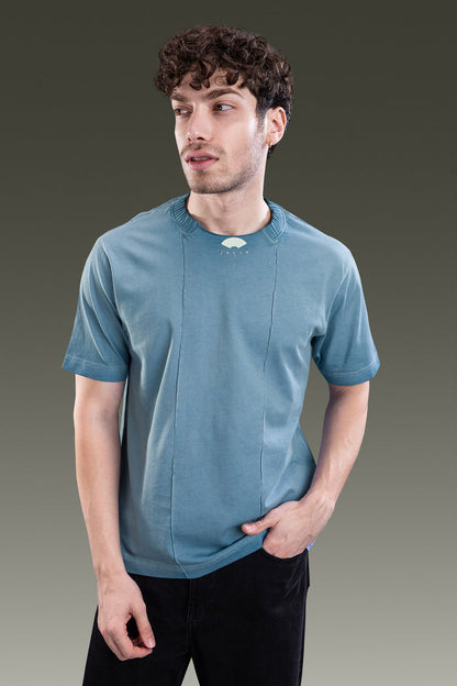 Aqua Teal - Retro Oversize T-shirt