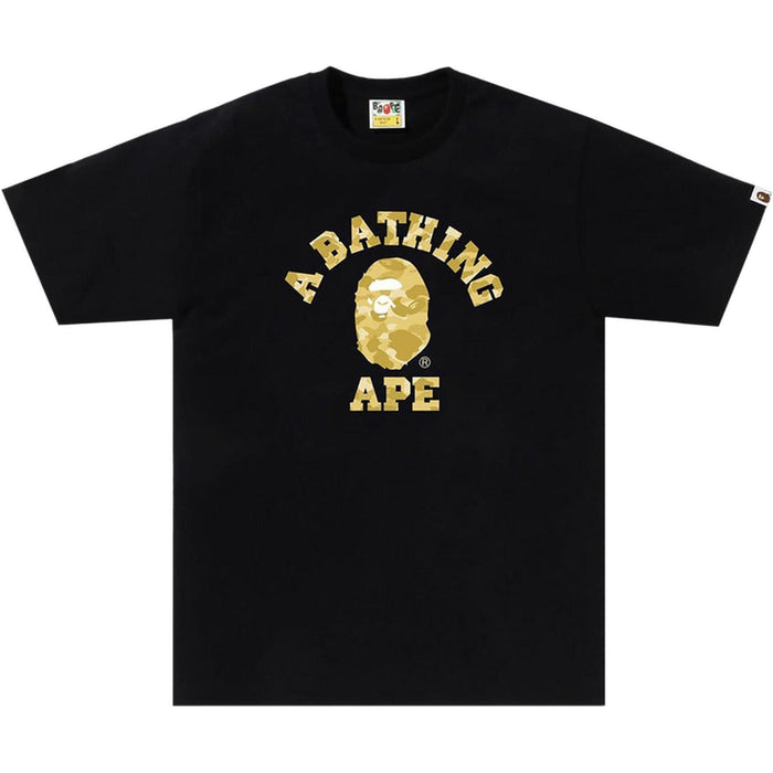 BAPE Color Camo College Tee (SS24) Black/Yellow