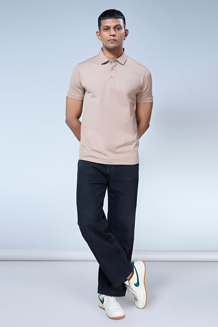 Beige 365 Days Aircool Polo