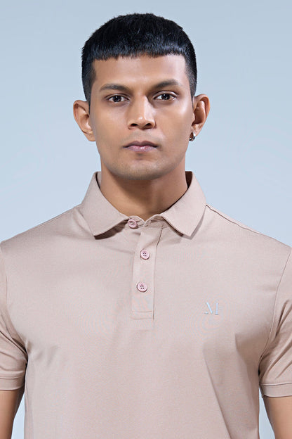 Beige 365 Days Aircool Polo