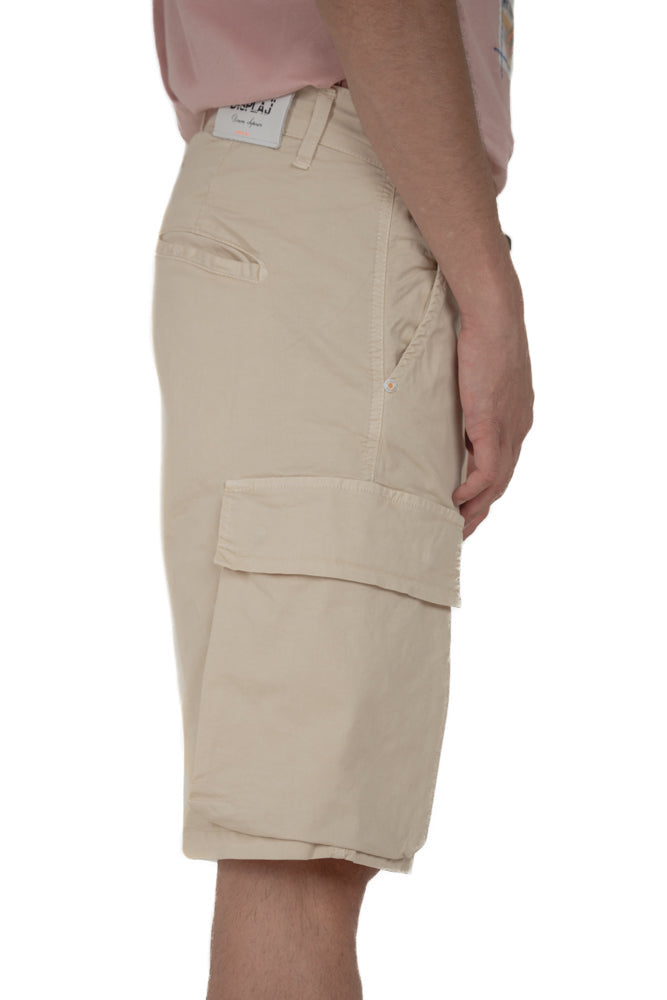 Bermuda in cotone Loose Morzilla panna SS26