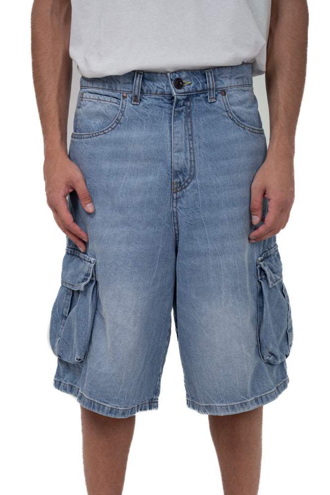 Bermuda in denim baggy Bross Tascone 2612 SS26