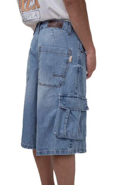 Bermuda in denim baggy Bross Tascone 2612 SS26
