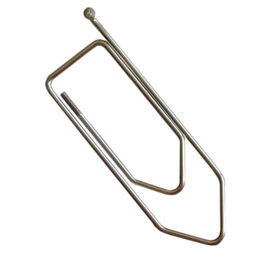 Minimalist metal wire puzzle brain teaser, stainless steel disentanglement puzzle toy for adults and kids, classic logic puzzle game.