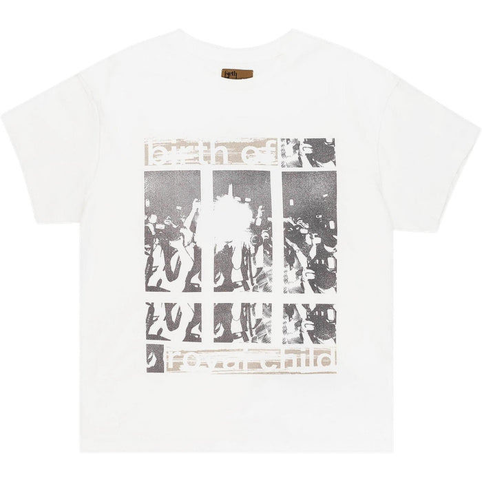 Birth of Royal Child Flashlight Vintage T-Shirt White