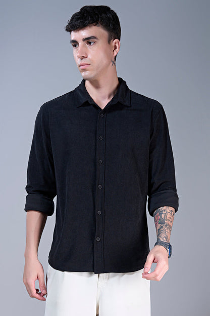 Black - Corduroy Shirt