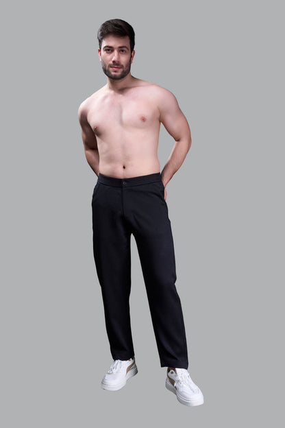 Black - Linear Track Pant
