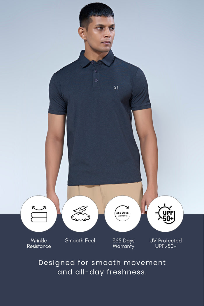 Black 365 Days Aircool Polo