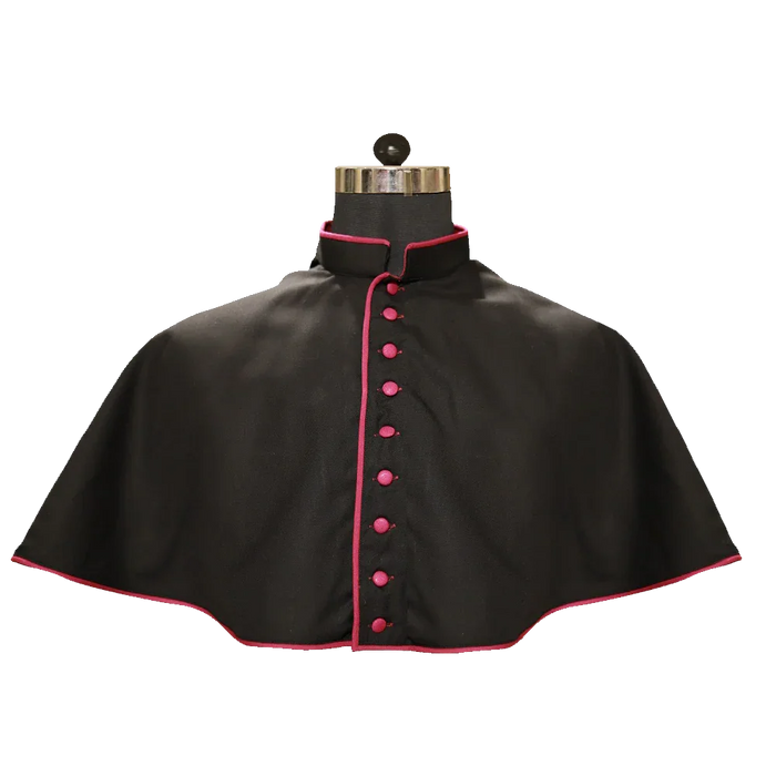 Black Mozzetta with Trims