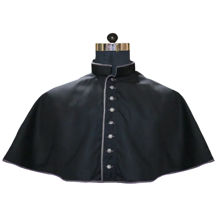 Black Mozzetta with Trims