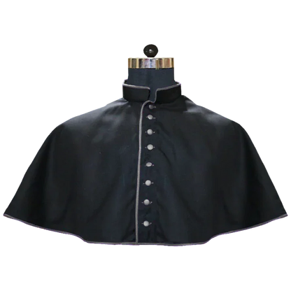Black Mozzetta with Trims