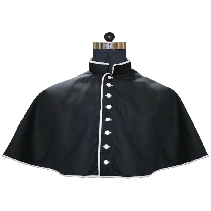 Black Mozzetta with Trims