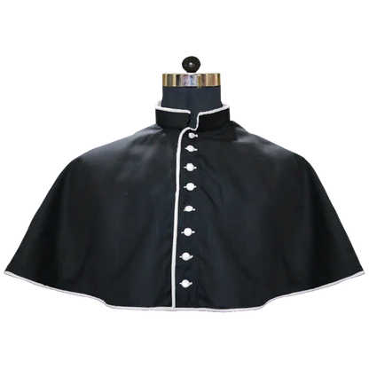 Black Mozzetta with Trims