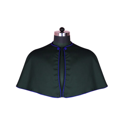 Black Shoulder Cape with Trims