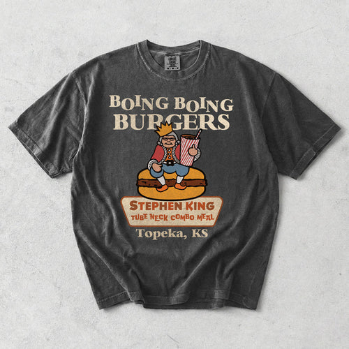 Boing Boing Burgers Garment Dyed Tee